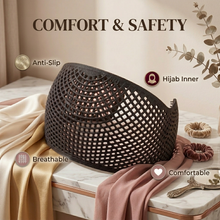 ⭐ Hijab & Dupata Stopper® Anti Sweat Crown ⭐ Stay Secure • No Slip • Sweat-Free Comfort - (High-Quality Nylon with Soft Velvet Finish)