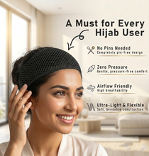 ⭐ Hijab & Dupata Stopper® Anti Sweat Crown ⭐ Stay Secure • No Slip • Sweat-Free Comfort - (High-Quality Nylon with Soft Velvet Finish)